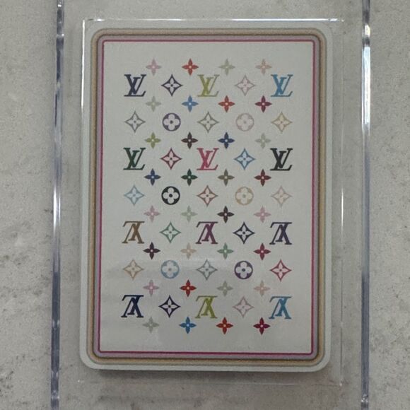 Louis Vuitton Takashi Murakami Monogram Playing Card - 7 Of Diamonds - Picture 5 of 7
